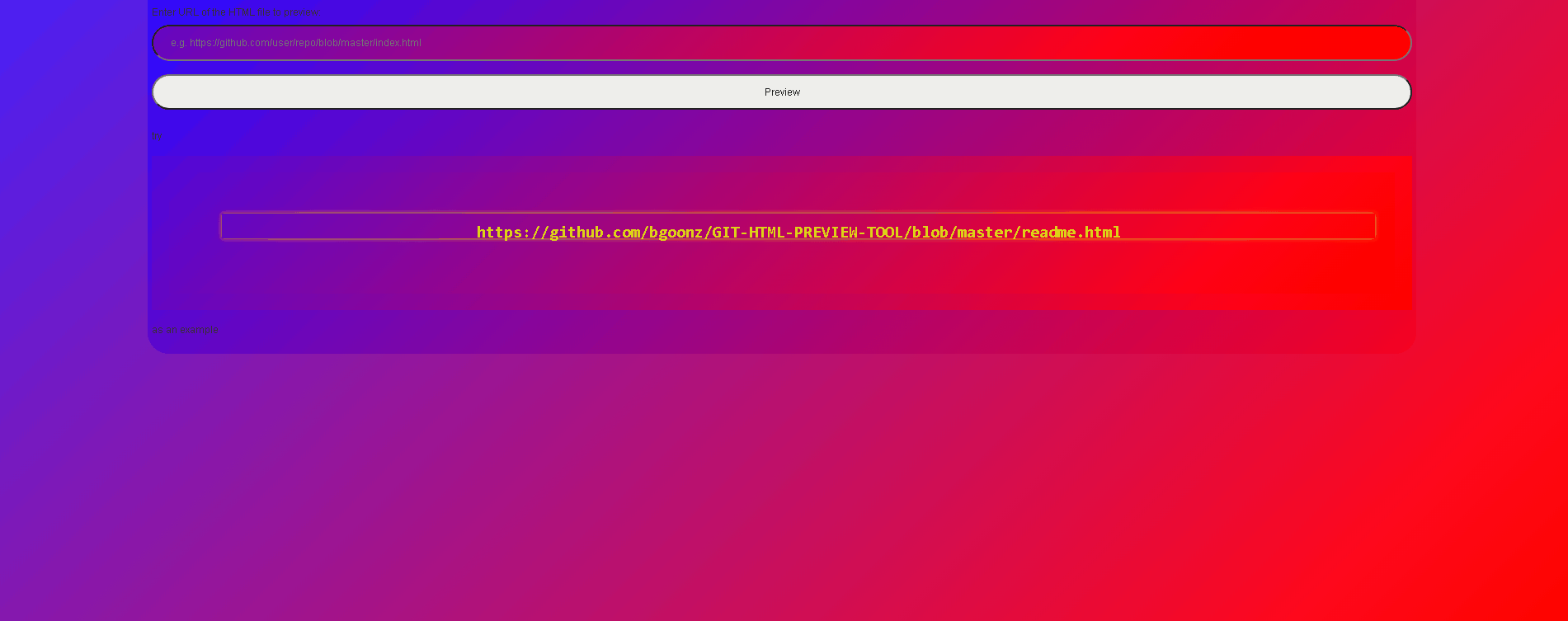 git html preview
